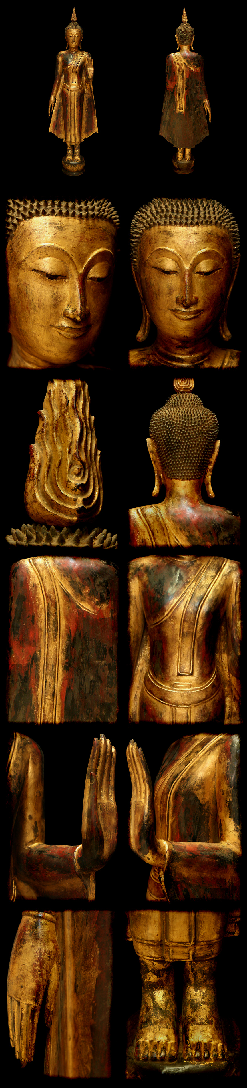 Extremely Rare 19C Thai Lanna Buddha #021-2