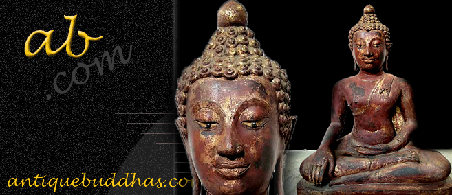 20C Bronze Thai Chiangsang Buddha # DR.009-2 