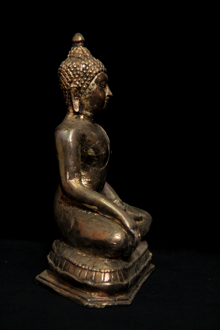 Extremely Rare 18C Bronze Ayuttaya Thai Buddha # BB169