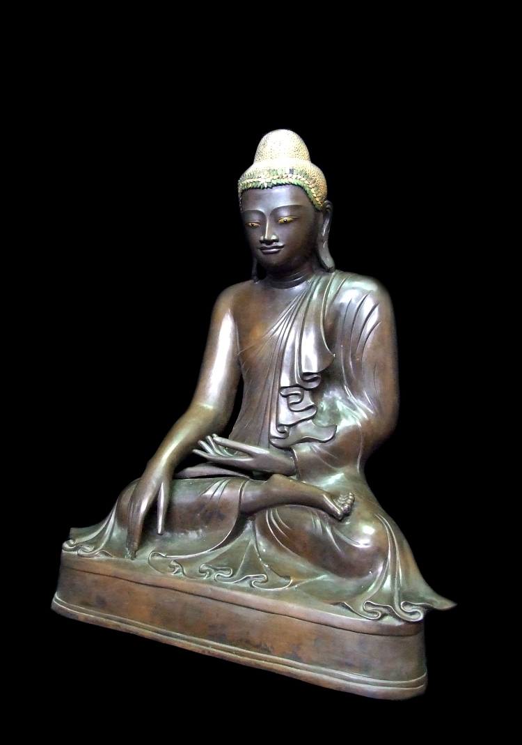 Extremely Rare Early 19C Mandalay Burma Buddha #062-2