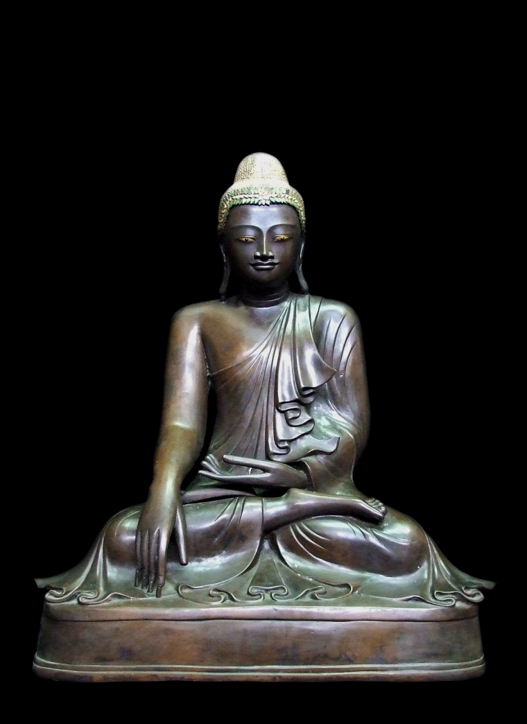 Extremely Rare Early 19C Mandalay Burma Buddha #062-2