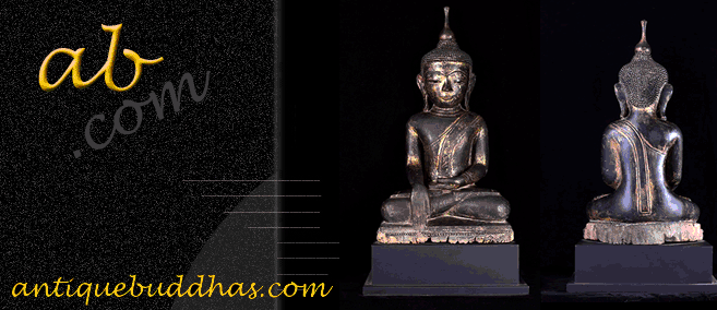 Early 19C Burmese Shan Buddha #AC.354