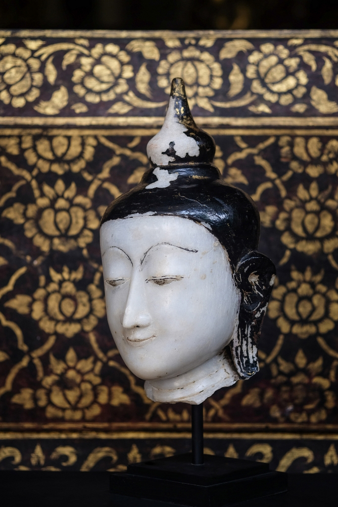 #antique #buddha #buddha head