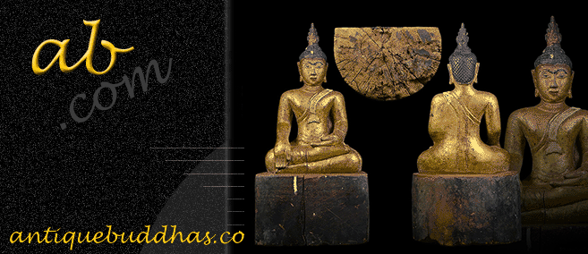 19C Wood Thai - Lanna Buddha #18