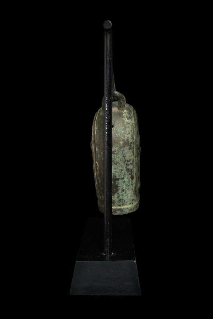 Extremely Rare 19C Bronze Burmese Elephant Bell. #BB196