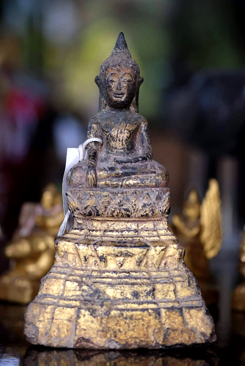 Extremely Rare 19C Thai Lanna Buddha #9