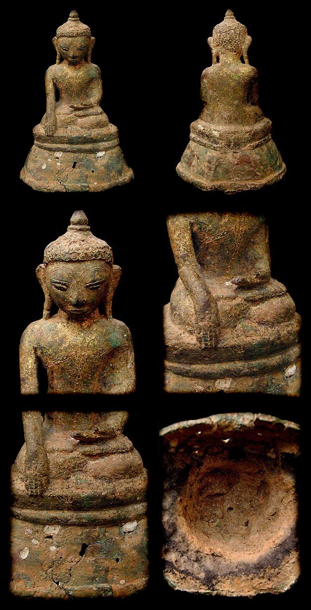 Extremely Rare 17C Ava Burma Buddha #9412 