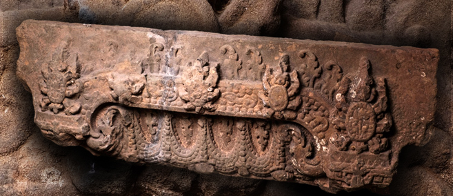 Extremely Rare 12C Sandstone Khmer Apsara#RK001