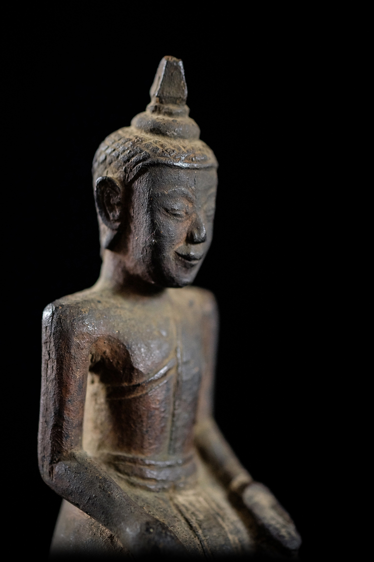 Extremely Rare 18C Ayuttaya Thai Buddha #AL.1001