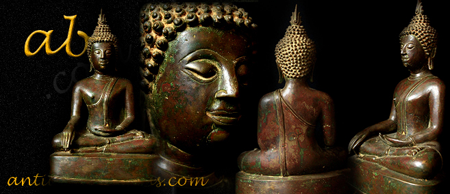 20C Bronze Chiangsang Buddha # B02-17