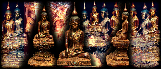Extremely Rare 18C Wood Shan Burmese Buddha #BB073