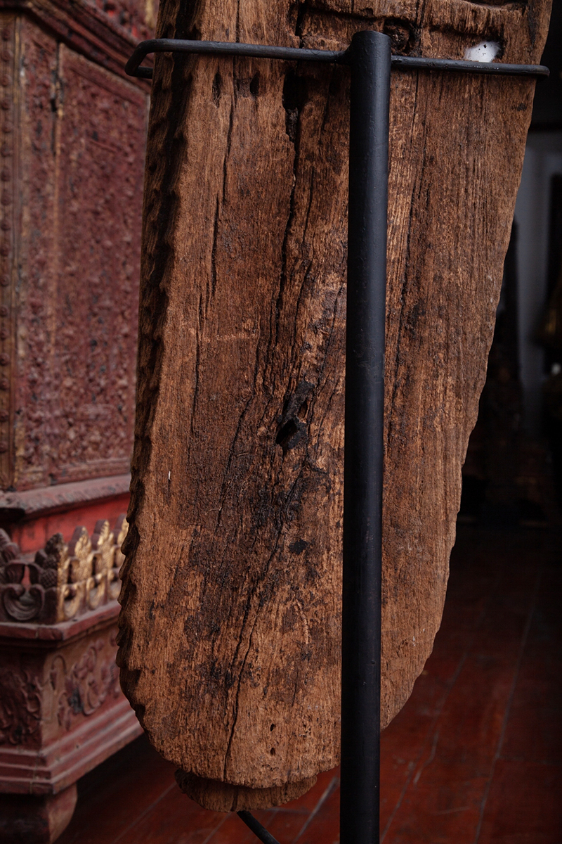Extremely Rare 18C Wood Burmese Shan Buddha #BB223