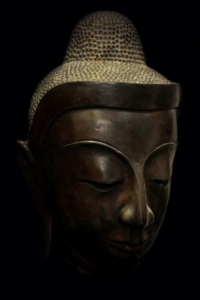 Extremely Rare 19C Bronze Mandalay Burmese Buddha # BB211