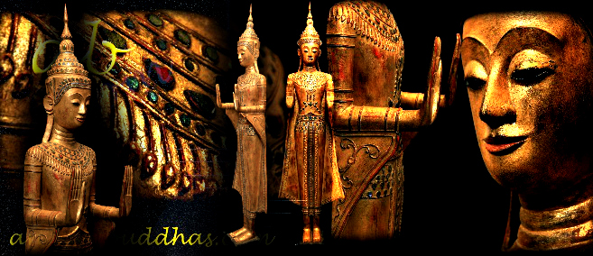 Extremely Rare 19C Wood Thai Rattanakosin Buddha #BB337