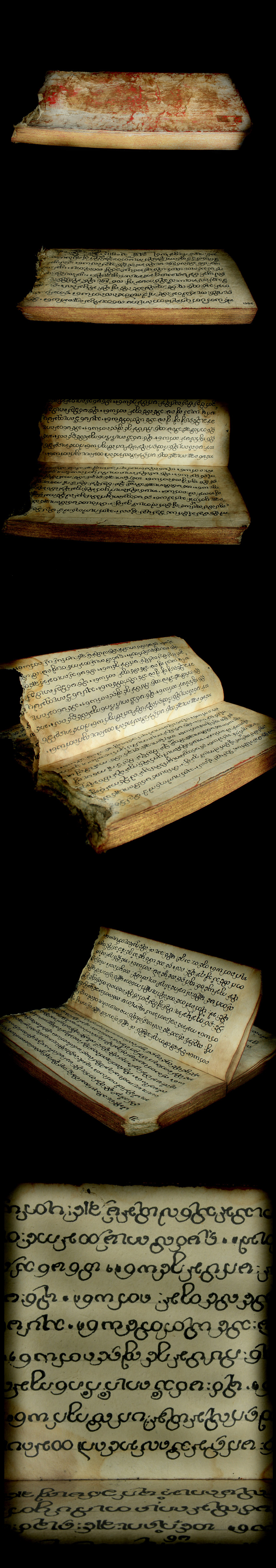 Extremely Rare 19C Burmese Buddhist Bible #1031