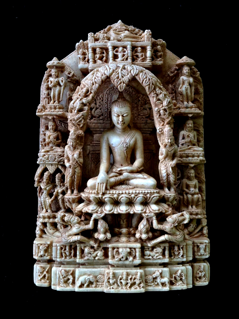 Extremely Rare 12C Terracotta Pagan Buddha Votive #CA030