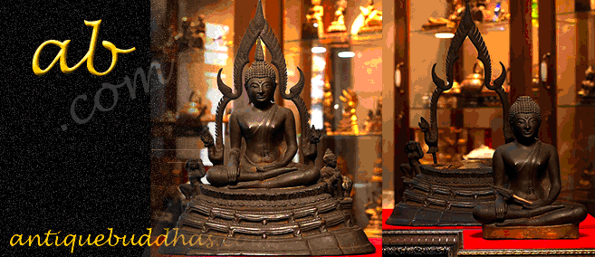 Importance 20C Phra Phuttha Chinnarat Thai Buddha #CA083