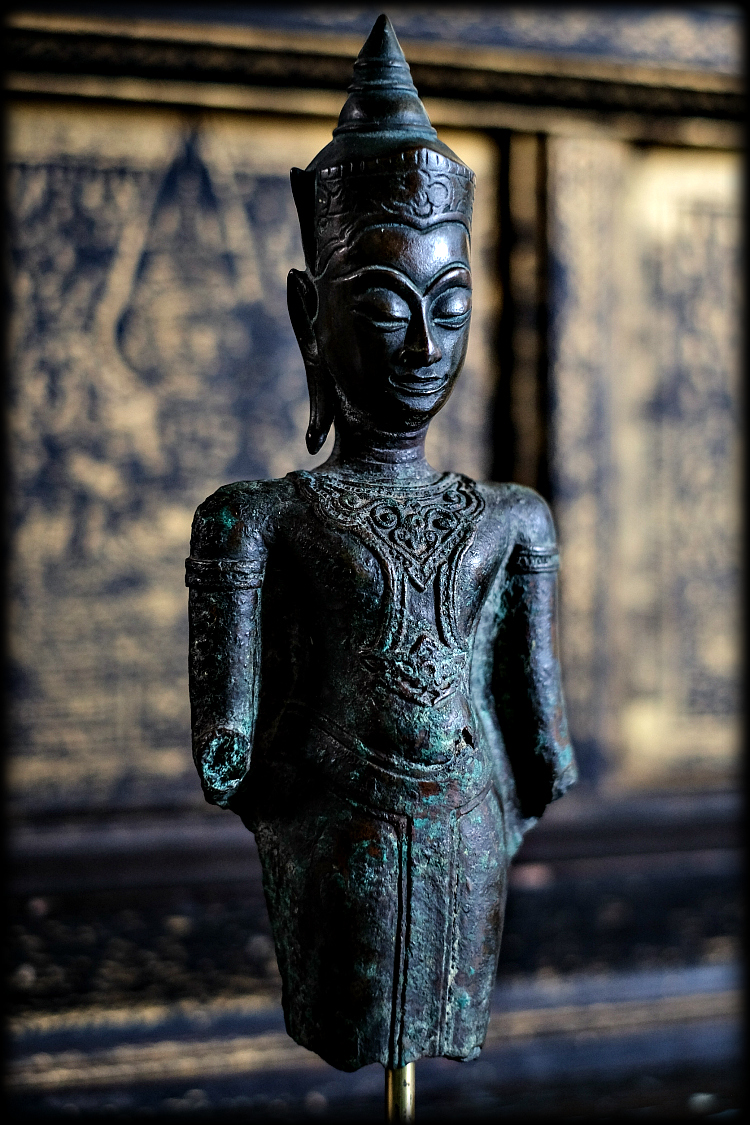 Extremely Rare 19C Bronze Thai Buddha Torso # DR.07-03