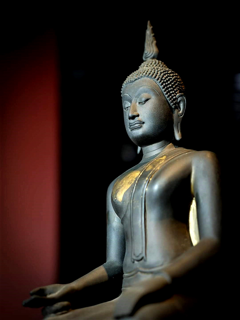 Extremely Rare 18C Ayuttaya Thai Buddha #AO.096