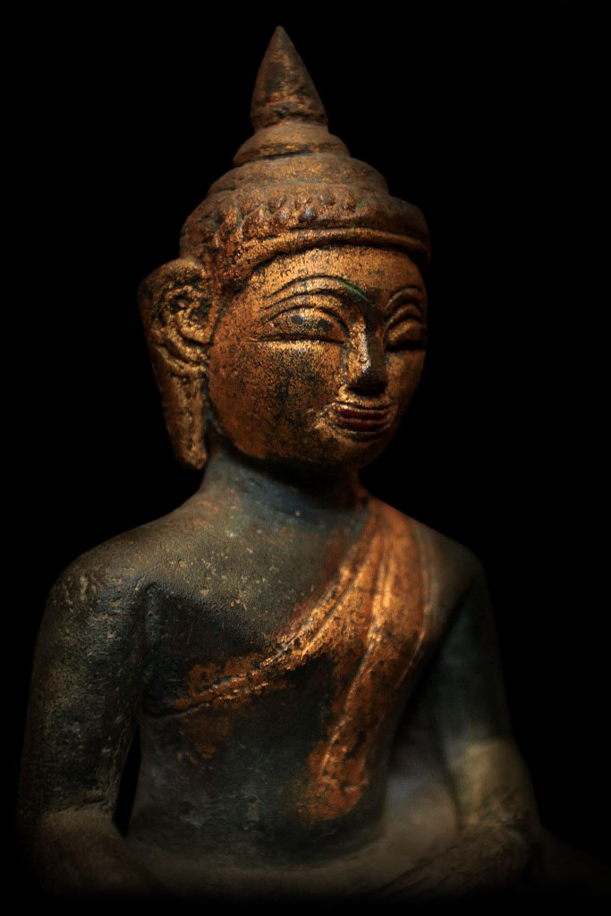 Extremely Rare Early 18C Bronze Laos Buddha #CA.07.24.C