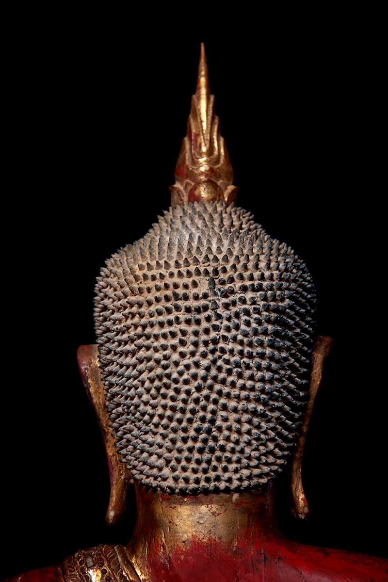 Extremely Rare 19C Bronze Thai Rattanakosin Buddha # DR09-B