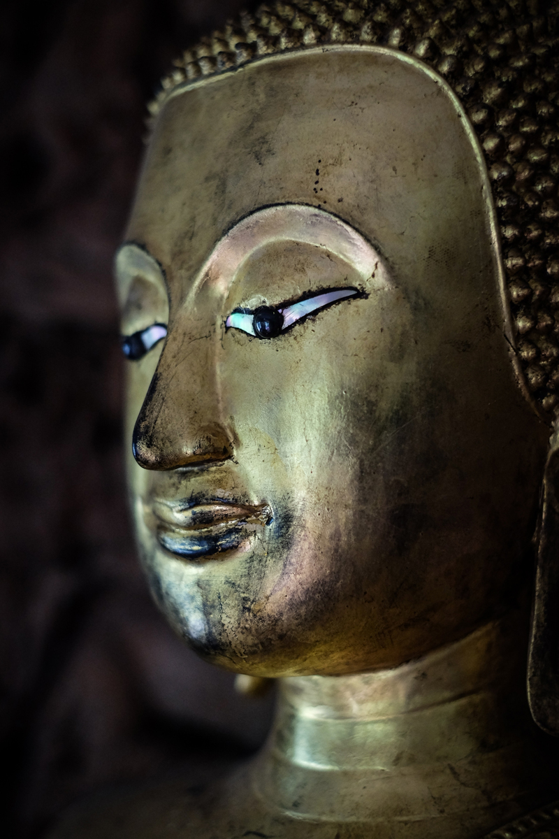 Extremely Rare Early 19C Bronze Thai Happy Buddha #BB171