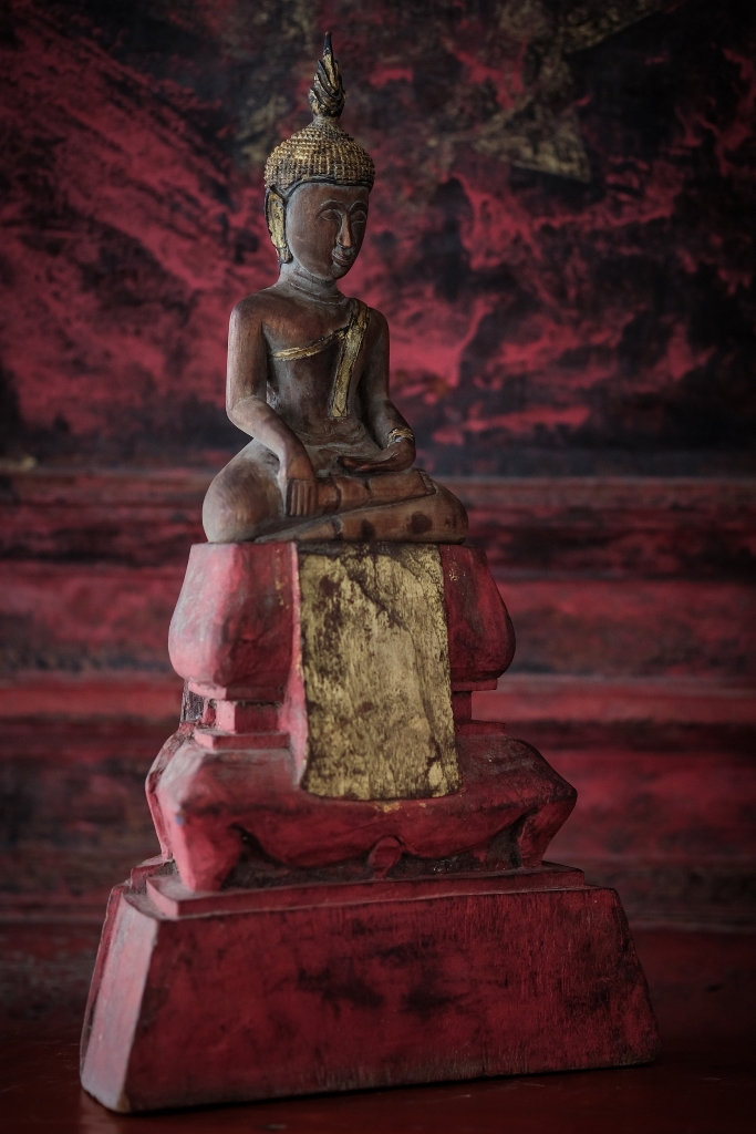 Extremely Rare 19C Sitting Thai Lanna Buddha #AL.864