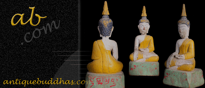 Extremely Rare 19C Thai Lanna Buddha # CH241