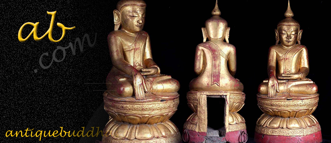 Extremely Rare 18C Burmese Ava Buddha #01A-3