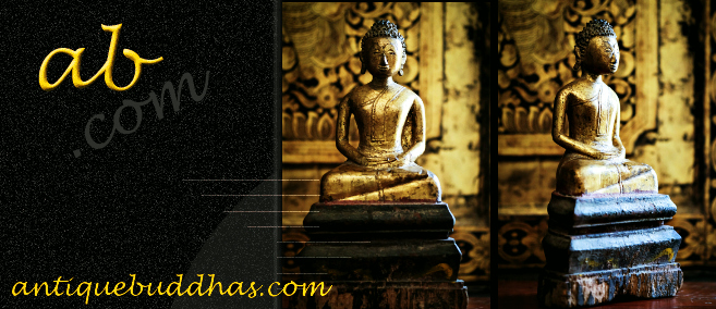 Extremely Rare 19C Thai Lanna Buddha #CH228