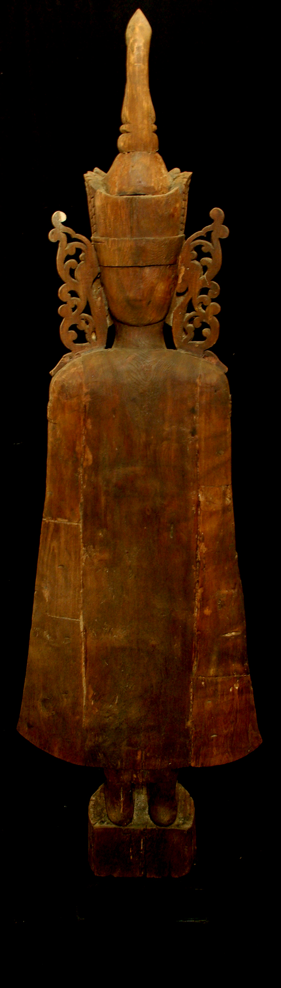 Extremely Rare 19C Wood Burmese Shan Pagan Buddha #B.044-2
