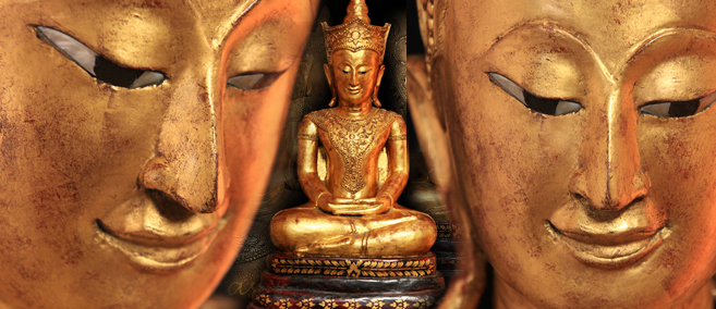 Extremely Rare 19C Wood Sitting Ayutaya Buddha #BB178