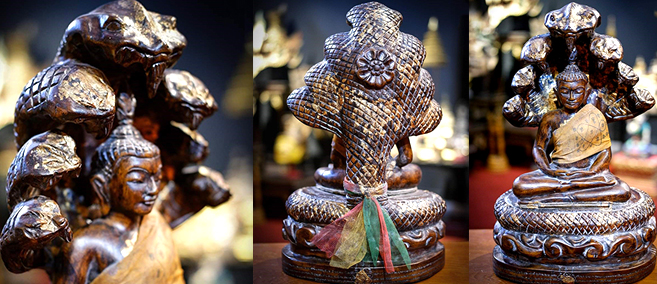 Extremely Rare 19C Thai Lanna Buddha # BB280