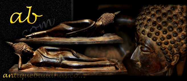 Extremely Rare 20C Bronze Thai Suklothai Buddha # BB29