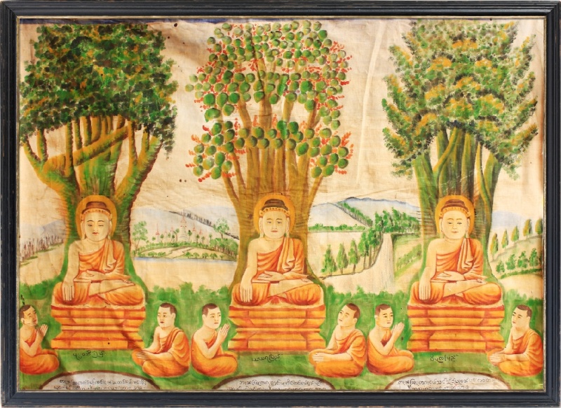 50 Year Old Painting From Ayutthaya Temple